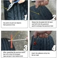 thumbnail image 5 of Heavy Duty Flat Tire Puncture Repair Kit Type Handle Tire Repair Kit SUV Universal Auto Parts For Cars Trucks, 5 of 5