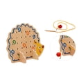 thumbnail image 4 of Juegos Educativos Fruto de de Abalorios Erizo Cadena Bebés CUTICAT Juguetes de madera, 4 of 8