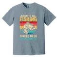 thumbnail image 3 of Shirt "Born To Go Fishing, Forced To Go To School" - A symbol for free-spirited souls who are passionate about the joy of fishing., 3 of 7
