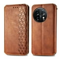 thumbnail image 2 of SaniMore Wallet Case for Oneplus 12R, Vintage PU Leather Case Card Slots Cash Pocket Stand Feature Magnetic Closure Anti-drop Shockproof Full Body Protective Case For Oneplus 12R, Brown, 2 of 6