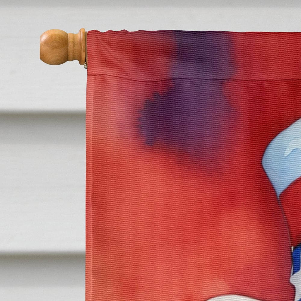 Cavalier Spaniel Patriotic American House Flag 28 in x 40 in