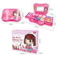 thumbnail image 5 of Maquillaje lavable orgánico para niña, caja de paleta de maquillaje ideal para niños, regalo de maquillaje para niña princesa, muy adecuado para niñas de 5 a 10 años, 5 of 5