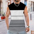 thumbnail image 2 of Mens Beach Tank Tops Loose Fit Lightweight Quick Dry Moisture-Wicking Gym Muscle Tee Sleeveless Big and Tall Athletic Fit Summer Beach Tops, 2 of 4