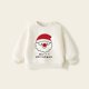 thumbnail image 1 of Sudadera sin capucha para niños, ropa deportiva de manga larga con estampado de letras, informal, gruesa, cálida, con cuello redondo, ropa deportiva para niños, top de algodón para niños, 1 of 6