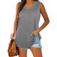 thumbnail image 2 of Las mujeres Vest Tops, sin mangas Color Sólido Cuello en V Casual Blusa Camisas Nituyy Disponible en varios colores, un chaleco de moda de color sólido., 2 of 5