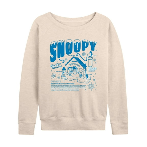 Peanuts - Snoopy Snocone - Women's French Terry Long Sleeve Shirt
