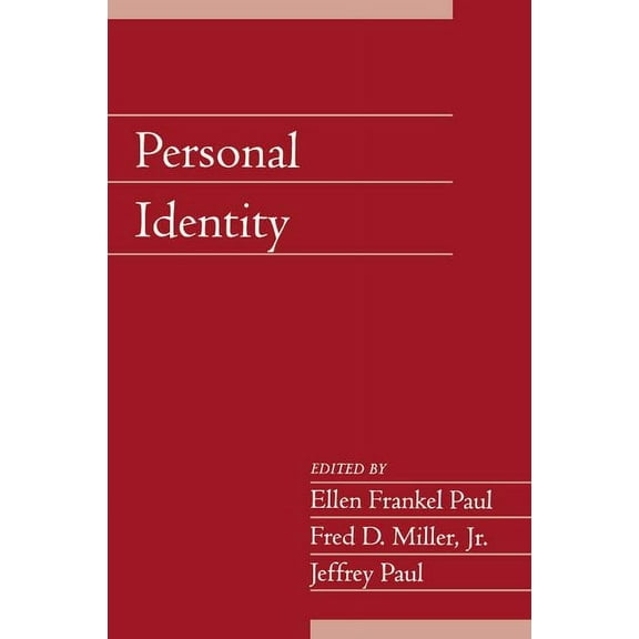 Social Philosophy and Policy Personal Identity: Volume 22, Part 2, Book 22, (Paperback)