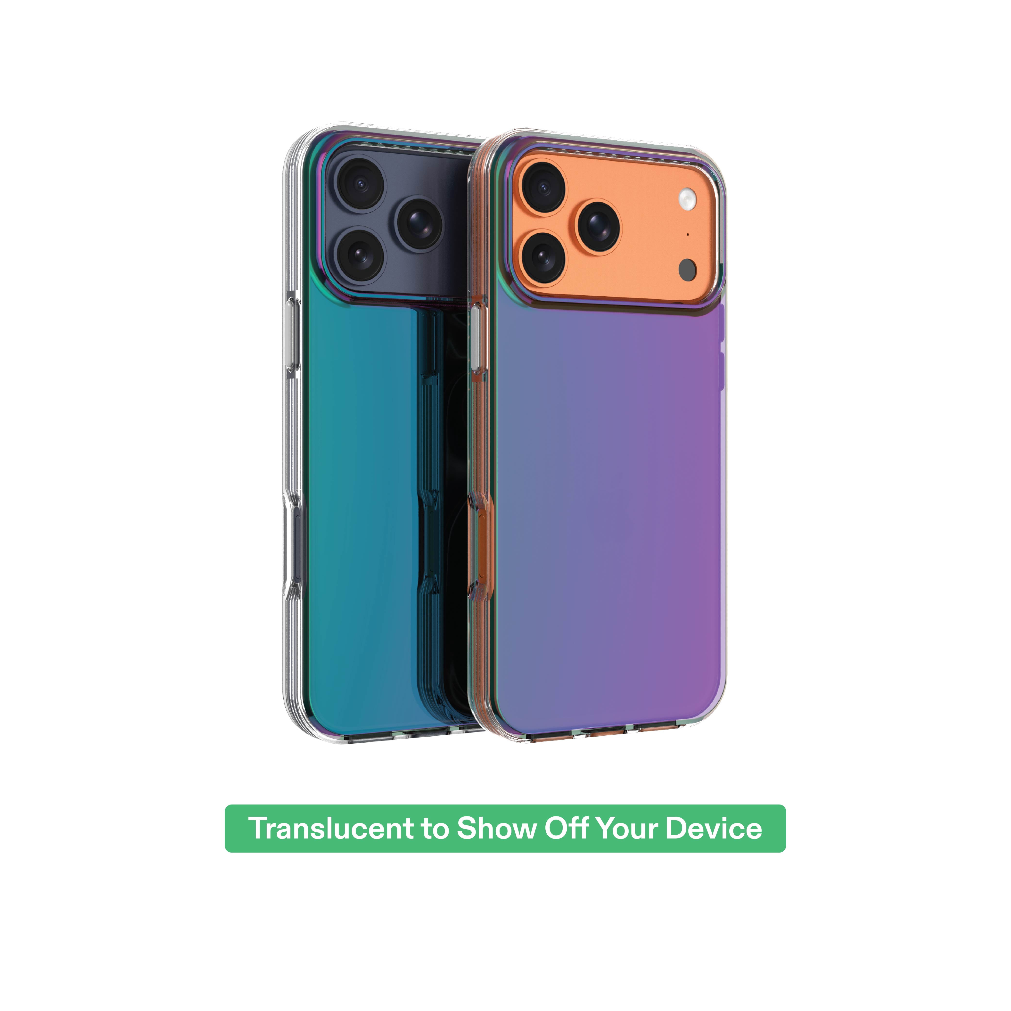 onn Opalescent Phone Case for iPhone 17 Pro Max