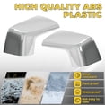 thumbnail image 5 of Kojem Mirror Covers for Chevy Silverado 1500 2019-2024 Pickup Chrome Top Half Outer Rearview Wing Mirror Cap ABS Plastic, 5 of 9