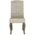 thumbnail image 2 of SAFAVIEH Milos 18''H Wicker Dining Chair White Washed, 2 of 7