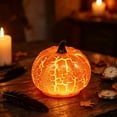 thumbnail image 5 of Vivcore Halloween Pumpkin Light LED Glowing Jack O Lantern Flameless Tabletop Light Up Decor for Indoor Porch Party, Style B 1 Pack, 5 of 8