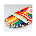 thumbnail image 4 of 12 Colores Triangulares Jumbo Kores Punta 5mm Sacapuntas, 4 of 4