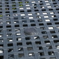 thumbnail image 6 of Caruba Outdoor Cast Aluminum Rectangle Dining Table, Black Sand, 6 of 8