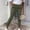 Green, variant on Womens Pants Workout Out Casual Waist Solid Color Fitness Pocket Leggings High Button Cropped Pant Streetwear