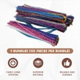 thumbnail image 4 of 400 limpiapipas, 10 colores diferentes, varillas de chenilla, suministros para manualidades, purpurina para manualidades DIY., 4 of 5