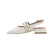 thumbnail image 2 of Flat Balerina Para Dama Salamandra® Beige Elegante Oficina cafe 23, 2 of 7
