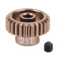 thumbnail image 2 of Engranaje del motor del piñón de 48P 14.2mm 25T para el reemplazo del piñón del motor del coche de carreras RC 1:10 CUTICAT Piezas del piñón del carro RC, 2 of 8