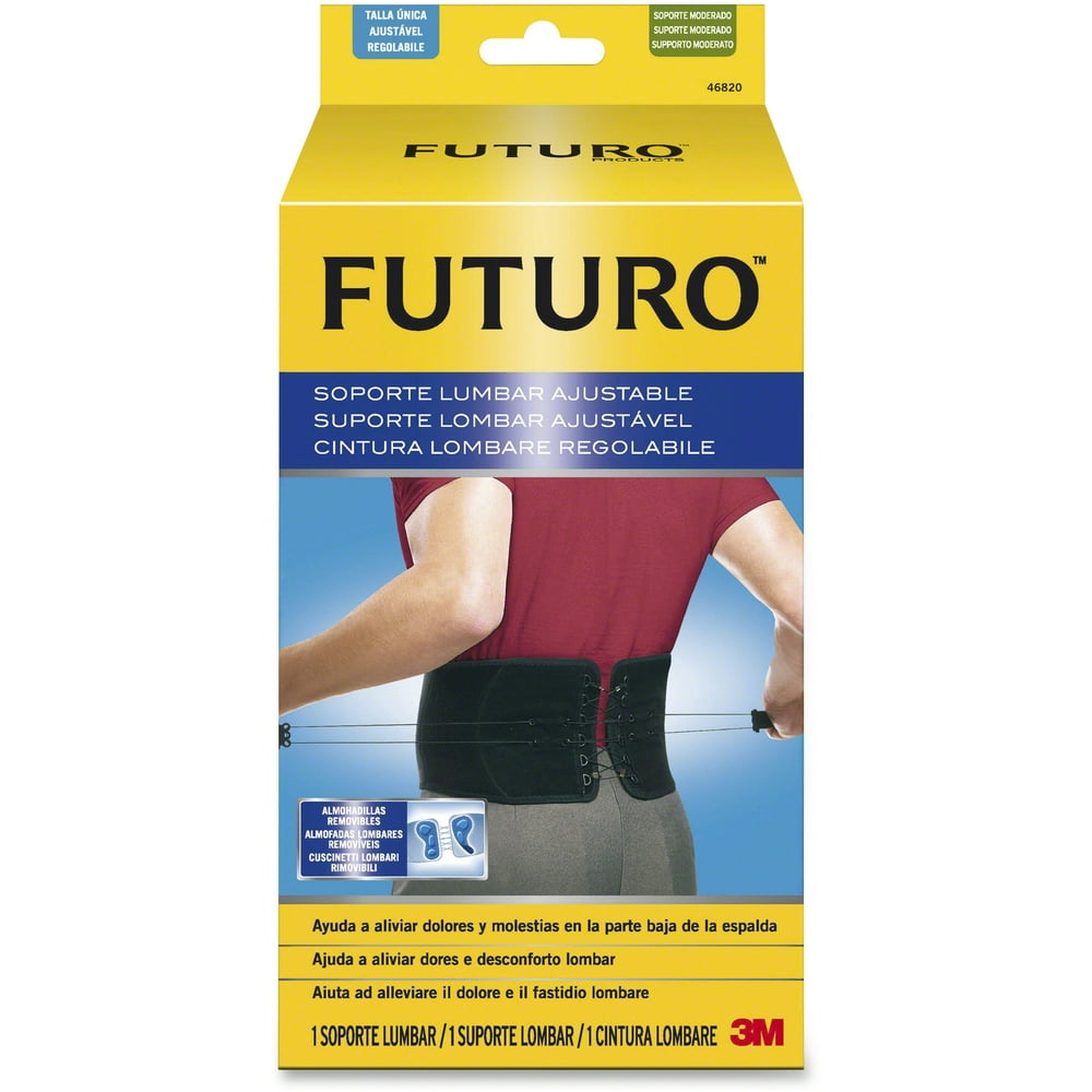 Futuro Adjustable Back Support, Black