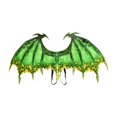 thumbnail image 4 of Disfraz de Dragón Yinane Alas de Dinosaurio Verde, 4 of 8