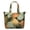 Orange, variant on Hawaiian Tropical Plant Weekender Tote - Spacious Zippered Travel Bag with Interior Organization, Leafy Floral Print, Comfortable Handles for Women & Students