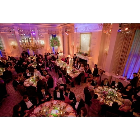 Overview Of The State Dinner Honoring Chinese President Hu Jintao In State Dining Room Of The White House Jan 19 2011 History