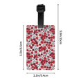 thumbnail image 4 of Luggage Tags for Suitcases, Red hawthorn Leather Bag Luggage Tags ID Label Tags Privacy Protection Travel Bag Labels, 4 of 6