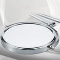 Makeup Mirror 360° Rotating Metal WallMounted 7inch Mirror Double