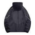 thumbnail image 4 of UVEASISHA Mens Sun Protection Windbreaker Jackets Big and Tall Lightweight UV Protection Hooded Jacket for Fishing Cycling Hiking Outdoor Travel Dark Blue L, 4 of 9