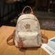 thumbnail image 1 of Mochila casual para mujer con correa ajustable de piel sintética para viajes de compras, 1 of 3