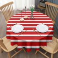 thumbnail image 2 of Christmas Round Tablecloth 70x70in(178x178cm) – Waterproof Polyester Table Cover with Full Print Design, Wrinkle Resistant & Washable for Kitchen Dining Party Decor, 2 of 5