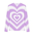 thumbnail image 4 of ATOGUTA Boys Girls Oversized T Shirts Unisex Valentine's Day Shirts Funny Love Heart Kids Pollover Tops Purple, Size 3T-14, 4 of 4