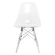 thumbnail image 2 of Silla de comedor LeisureMod Cresco, moderna, de plástico ABS moldeado, 2 of 8
