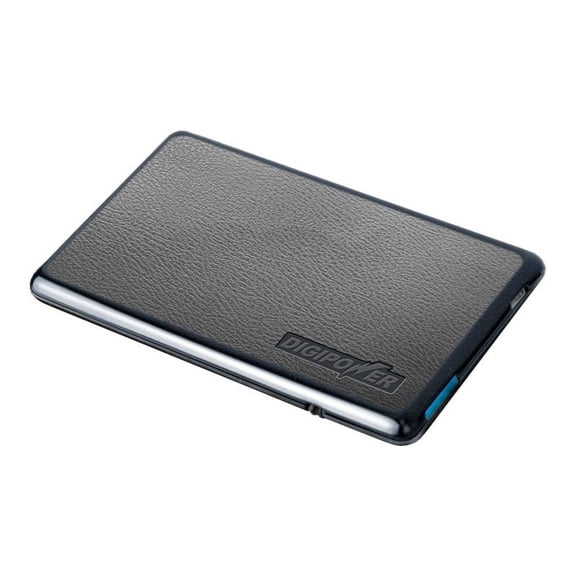 Digipower JS-CC100 Universal ChargeCard - Power bank - 680 mAh - 600 mA (Micro-USB Type B) - on cable: Micro-USB - brown