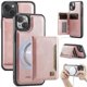 thumbnail image 1 of AutSpace Funda para Apple iPhone 15, Bloqueo RFID, Cuero PU, Compatible con MagSafe, Billetera Desmontable 2 en 1 con Tarjetero, Soporte, Cubierta Protectora Magnética, Rosa, para iPhone 15, 1 of 8