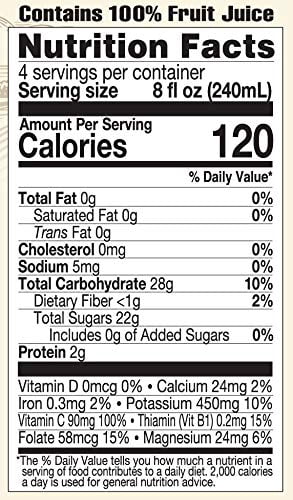 Lakewood Organic Pure Orange, 32 Ounce (Pack of 6)