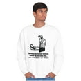 thumbnail image 5 of Full Time Job Fantasy Football Sports Men's Crewneck Sweatshirt Brisco Brands L, 5 of 5