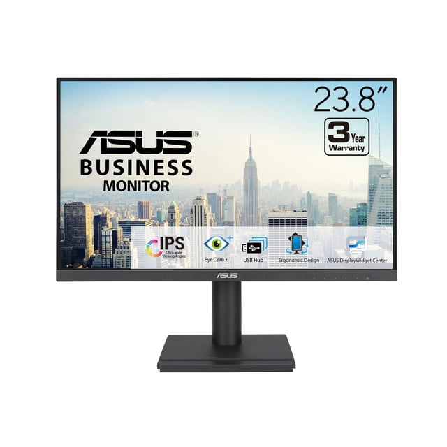Monitor 24 ASUS Profesional VA24DQFS 1ms 100Hz Full HD IPS LED HDMI DP VGA Pivote Altavoz