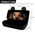thumbnail image 4 of CHAQLIN Brown Dog Car Rear Seat Covers for Men, Set of 2 Car Back Seat Covers Stretch Non-Slip Auto Rear Seat Protectors, 4 of 6