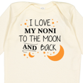 thumbnail image 4 of Inktastic I Love My Noni to the Moon and Back Boys or Girls Long Sleeve Baby Bodysuit, 4 of 5
