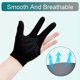 thumbnail image 3 of Guantes de Billar de 22 Piezas Guantes de Billar para Tirador de 3 Dedos Guantes Deportivos para Mujeres y Hombres para Mano Izquierda y Derecha, Negro, 3 of 5