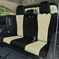 thumbnail image 5 of For Toyota Highlander LE 2020-2024 FH Group Neoprene Custom Fit Waterproof Car Seat Covers  Beige - Full Set, 5 of 7