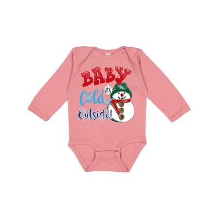 

Inktastic Baby It s Cold Outside Gift Baby Boy or Baby Girl Long Sleeve Bodysuit