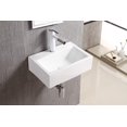 thumbnail image 4 of Elanti Collection EC9859 Sink, Rectangular (16.8 x 12 x 5.1 Inches), White, 4 of 4