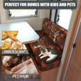thumbnail image 5 of FOR U DESIGNS Deer Maple Leaf Print 2 Pcs RV Dinette Cushion Covers Elastic Camper Cushion Slipcover Non-Slip RV Couch Cover Furniture Protector for RV Camper Car Bench, 5 of 7