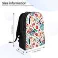 thumbnail image 4 of Cauagu Barbecue Print Backpacks,Travel Daypack Casual Laptop Backpack Bookbag Fits 15 Inch Computer for Men Women, 4 of 8