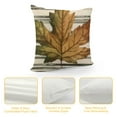 thumbnail image 4 of PHYHOO Fall Decorative Throw Pillow Covers, Stripes Thanksgiving Fall Decor Outdoor Farmhouse Pillow Cases for Home Couch (Orange Color), 4 of 5
