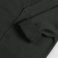 thumbnail image 6 of UACY Toddler Button Down V Neck Cardigan Plain Long Sleeve Knit Open Front Sweater Baby Boys Fall Breathable Coats Clothes, 6 of 9
