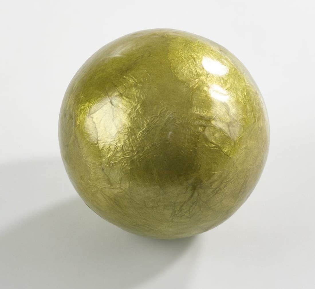 4" DECORATIVE ORBS S/3 DECORATIVE BALLS DECORATIVE SPHERES CAPIZ