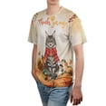 thumbnail image 4 of Happy Thanksgiving Maine Coon with Turkey Pumpkins Autumn Vibes All Over Print 3D Shirt Unisex Merch Cat Lover Kitten Owner Gifts - 12018, 4 of 6