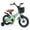 Green, variant on Costway 18 Inches Girls Bike for 3-8 Years Old with Removable Training Wheels, Front Basket Pink